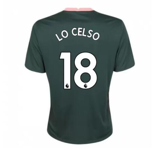 Tottenham Hotspur Away Kit Soccer Jersey LO CELSO 18 2020/21